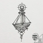 Lime, ink illustration for tattoo, bold outli… – tattoo sketch (№1751865789_0, 07.07.2025 05:23) — tattoovalue.net