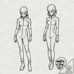 A sketch of the guards in their pink jumpsuit… – tattoo sketch (№1751866805_0, 07.07.2025 05:40) — tattoovalue.net