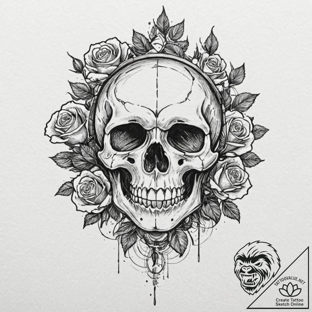 Motorcycle, concept art for tattoo, clear ima... - tattoo sketch (№1751867564_0, 07.07.2025 05:52) — tattoovalue.net