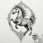 Centaur, ink illustration for tattoo, profess… – tattoo sketch (№1751868744_0, 07.07.2025 06:12) — tattoovalue.net