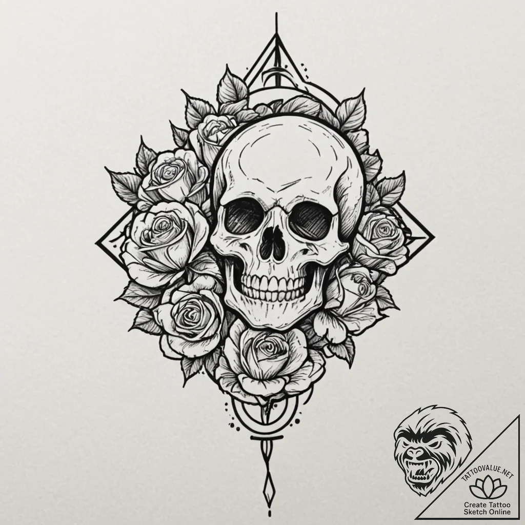 Numbers (as elements), tattoo drawing outline... - tattoo sketch (№1751870854_0, 07.07.2025 06:47) — tattoovalue.net