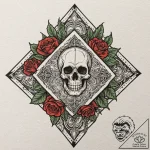 Metatron’s cube, tattoo line art, detailed cr… – tattoo sketch (№1751871190_0, 07.07.2025 06:53) — tattoovalue.net