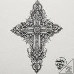 Roman numerals, tattoo line art, black and wh… – tattoo sketch (№1751871359_0, 07.07.2025 06:55) — tattoovalue.net
