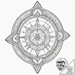A linework tattoo of the “strange man” from e… – tattoo sketch (№1751872285_0, 07.07.2025 07:11) — tattoovalue.net
