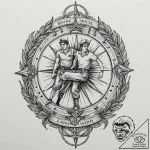 130. a graphic tattoo of the “88 mph” speed d… – tattoo sketch (№1751877543_0, 07.07.2025 08:39) — tattoovalue.net