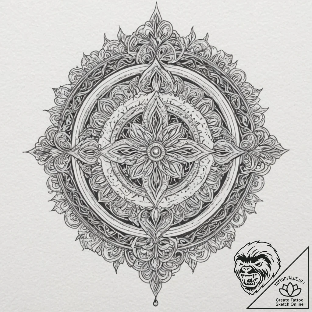 The signs from the witcher (aard, igni), ink... - tattoo sketch (№1751877702_0, 07.07.2025 08:41) — tattoovalue.net