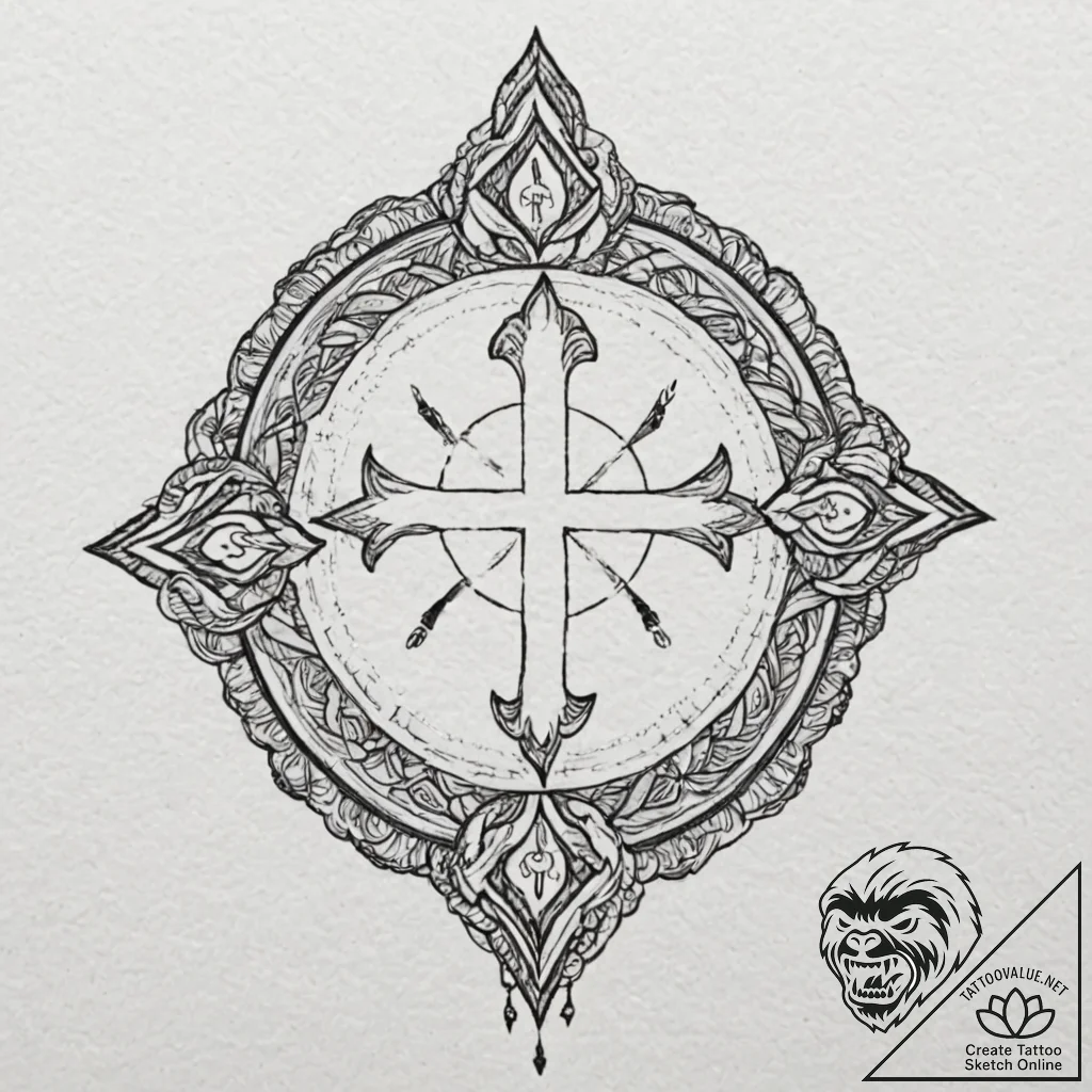 A linework tattoo of the jujutsu high school... - tattoo sketch (№1751878456_0, 07.07.2025 08:54) — tattoovalue.net