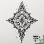 A dotwork design of the spice, glowing and sh… – tattoo sketch (№1751879723_0, 07.07.2025 09:15) — tattoovalue.net