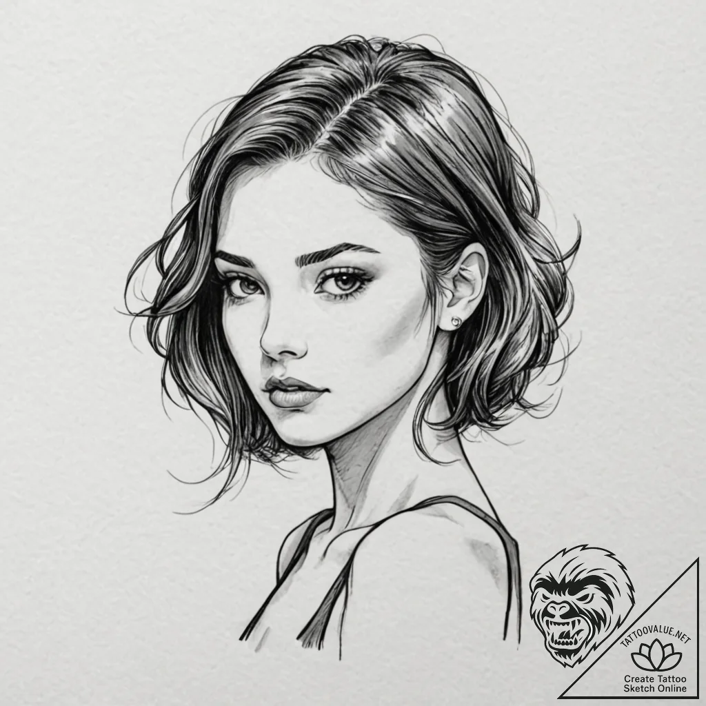 A graphic novel panel of neo's "whoa" moment.... - tattoo sketch (№1751880735_0, 07.07.2025 09:32) — tattoovalue.net