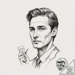 A watercolor sketch of the iconic “business c… – tattoo sketch (№1751881825_0, 07.07.2025 09:50) — tattoovalue.net