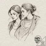 A graphic novel portrait of the main characte… – tattoo sketch (№1751884230_0, 07.07.2025 10:30) — tattoovalue.net