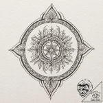 A watercolor sketch of the bloody snow from f… – tattoo sketch (№1751887174_0, 07.07.2025 11:19) — tattoovalue.net
