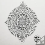 A neo-traditional tattoo of a mг»makil (oliph… – tattoo sketch (№1751900063_0, 07.07.2025 14:54) — tattoovalue.net