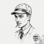 The peaky blinders’ razor blade cap, tattoo l… – tattoo sketch (№1751904031_0, 07.07.2025 16:00) — tattoovalue.net
