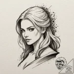 рірµрґсњрјр°рє (the witcher – netflix version… – tattoo sketch (№1751904616_0, 07.07.2025 16:10) — tattoovalue.net