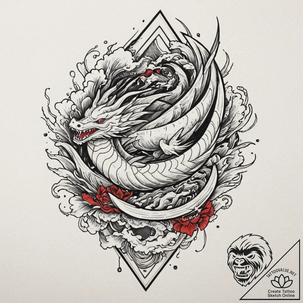 Spaceship wreck, tattoo flash sheet design, s... - tattoo sketch (№1751906270_0, 07.07.2025 16:37) — tattoovalue.net