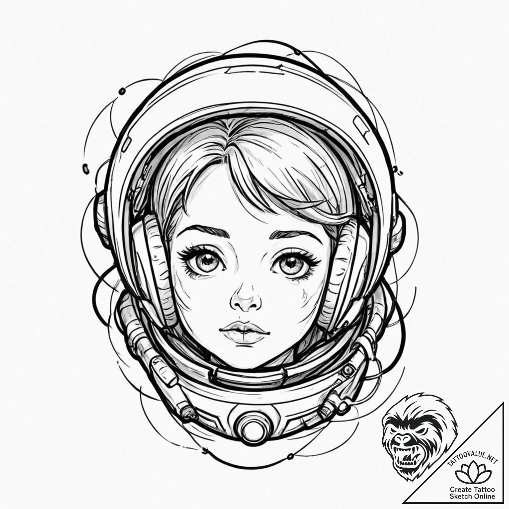 A sketch of the autopilot "otto", an inflatab... - tattoo sketch (№1751909955_0, 07.07.2025 17:39) — tattoovalue.net