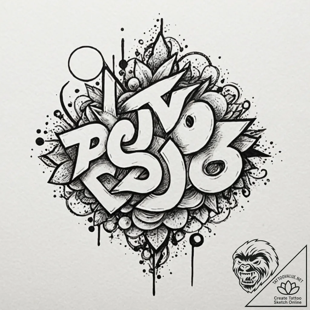 Dots (as a pattern), artistic tattoo sketch,... - tattoo sketch (№1751912604_0, 07.07.2025 18:23) — tattoovalue.net