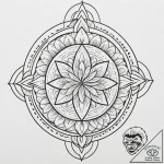 Linework tattoo of the resistance symbol., ta… – tattoo sketch (№1751912772_0, 07.07.2025 18:26) — tattoovalue.net