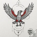 A neo-traditional tattoo of buckbeak the hipp… – tattoo sketch (№1751913614_0, 07.07.2025 18:40) — tattoovalue.net