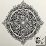 The erdtree from elden ring, ink illustration… – tattoo sketch (№1751914459_0, 07.07.2025 18:54) — tattoovalue.net