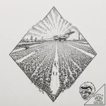 A graphic novel panel of the final airport sc… – tattoo sketch (№1751915640_0, 07.07.2025 19:14) — tattoovalue.net