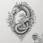Motorcycle, tattoo sketch design, aesthetical… – tattoo sketch (№1751916061_0, 07.07.2025 19:21) — tattoovalue.net