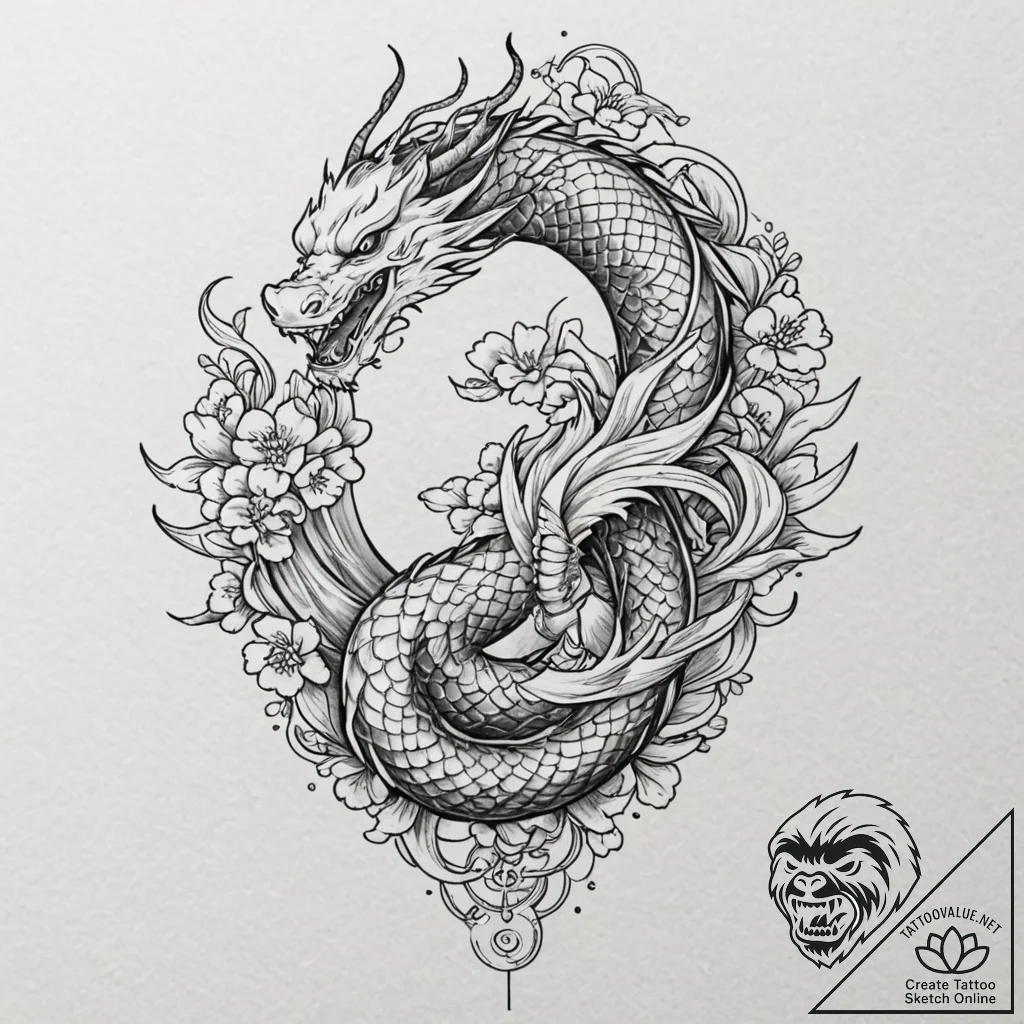 Motorcycle, tattoo sketch design, aesthetical... - tattoo sketch (№1751916061_0, 07.07.2025 19:21) — tattoovalue.net