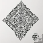 Amazon, tattoo line art, minimalist approach,… – tattoo sketch (№1751916313_0, 07.07.2025 19:25) — tattoovalue.net