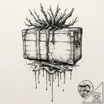 A minimalist tattoo of the iconic “trunk shot… – tattoo sketch (№1751916398_0, 07.07.2025 19:26) — tattoovalue.net