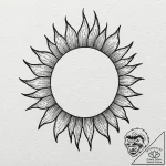 Sun, tattoo sketch design, minimalist tattoo… – tattoo sketch (№1751917149_0, 07.07.2025 19:39) — tattoovalue.net