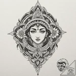 Maori (pattern), concept art for tattoo, prof… – tattoo sketch (№1751919176_0, 07.07.2025 20:12) — tattoovalue.net