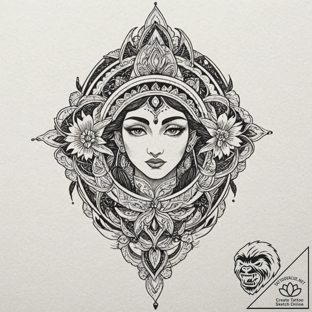 Maori (pattern), concept art for tattoo, prof... - tattoo sketch (№1751919176_0, 07.07.2025 20:12) — tattoovalue.net