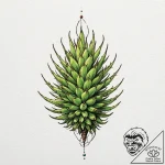 Prickly wire, concept art for tattoo, soft wh… – tattoo sketch (№1751921145_0, 07.07.2025 20:45) — tattoovalue.net
