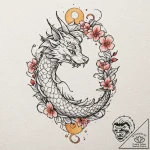 A sketch of luna and artemis, the cats from s… – tattoo sketch (№1751921990_0, 07.07.2025 20:59) — tattoovalue.net