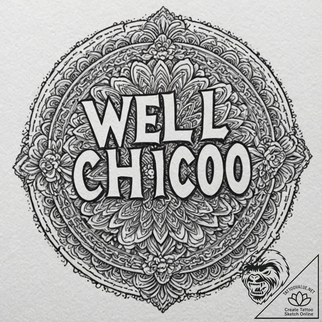 A chicano lettering tattoo "well, that was a... - tattoo sketch (№1751926589_0, 07.07.2025 22:16) — tattoovalue.net
