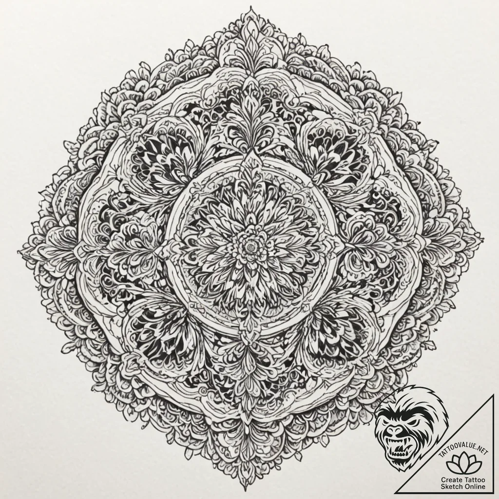 Biomechanics, concept art for tattoo, ornamen... - tattoo sketch (№1751927016_0, 07.07.2025 22:23) — tattoovalue.net