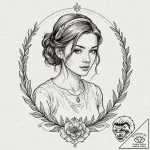 A watercolor tattoo of the main character fro… – tattoo sketch (№1751928121_0, 07.07.2025 22:42) — tattoovalue.net