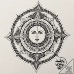 A graphic novel panel of the “red room” from… – tattoo sketch (№1751930165_0, 07.07.2025 23:16) — tattoovalue.net