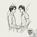 A sketch of the hallway fight scene from oldb… – tattoo sketch (№1751931953_0, 07.07.2025 23:45) — tattoovalue.net