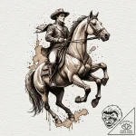 Headless horseman, tattoo flash sheet design,… – tattoo sketch (№1751932794_0, 07.07.2025 23:59) — tattoovalue.net