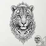 Leopard, tattoo sketch design, unique design,… – tattoo sketch (№1751933302_0, 08.07.2025 00:08) — tattoovalue.net