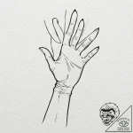 120. a sketch of the self-destruct wrist gaun… – tattoo sketch (№1751935590_0, 08.07.2025 00:46) — tattoovalue.net