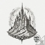 A watercolor tattoo of the lighting of the be… – tattoo sketch (№1751945335_0, 08.07.2025 03:28) — tattoovalue.net