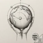 Atlas holding the globe, concept art for tatt… – tattoo sketch (№1751946338_0, 08.07.2025 03:45) — tattoovalue.net