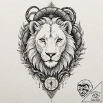 A chimera (lion, goat, snake) (is there, but… – tattoo sketch (№1751949190_0, 08.07.2025 04:33) — tattoovalue.net