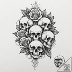 (рїсђрѕс…рѕрґ 3: рєсђрёрјрёрѕр°р», с‚сђрёр»р»… – tattoo sketch (№1751951792_0, 08.07.2025 05:16) — tattoovalue.net