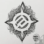 A linework tattoo of the konoha (hidden leaf)… – tattoo sketch (№1751953137_0, 08.07.2025 05:38) — tattoovalue.net