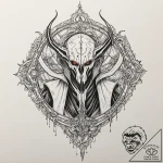 34. trash polka sketch of general grievous wi… – tattoo sketch (№1751957433_0, 08.07.2025 06:50) — tattoovalue.net
