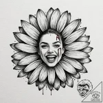 A sketch of daisy domergue from the hateful e… – tattoo sketch (№1751957518_0, 08.07.2025 06:51) — tattoovalue.net